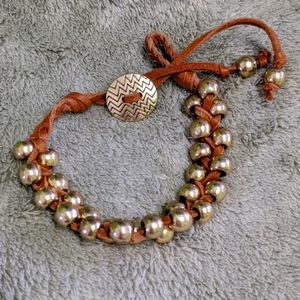 J Crew Leather Accent Bracelet